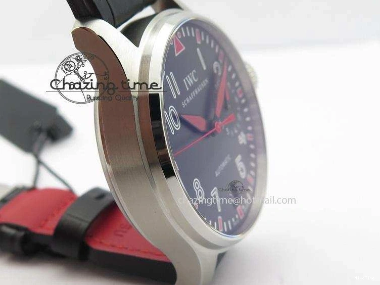 MIROTIME 0509 RelaxedFit Big Pilot Real PR IW500435 “Muhammad Ali” ZF Best Edition On Black Leather Strap A 7295